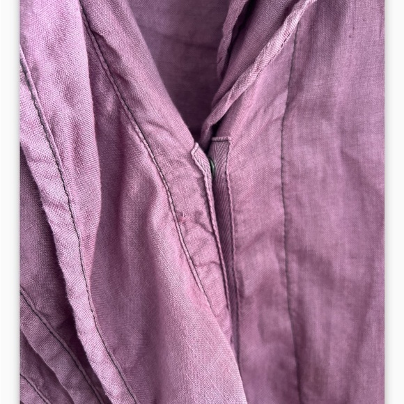 Cynthia Ashby Ruffle Cotton Long Sleeve Top - Picture 9 of 11